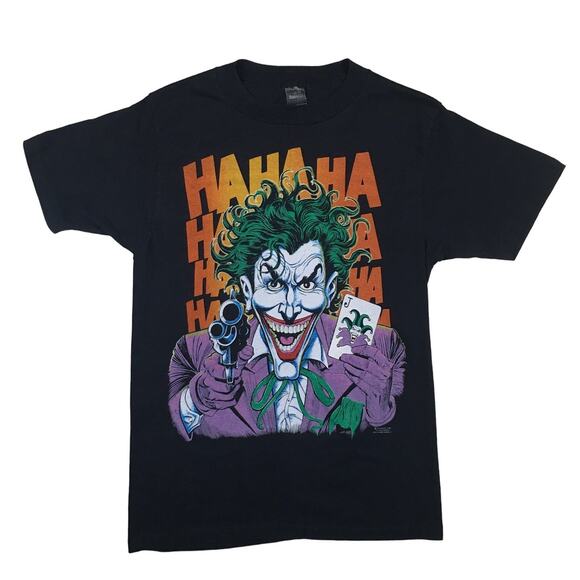 Vintage 1989 DC Comics The Joker Single Stitch Graphic T Shirt Large Batman - Picture 14 of 14